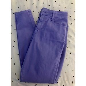 OLD NAVY Lilac Rockstar Skinny Jeans. Size 8.